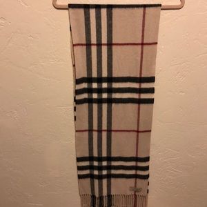 Burberry 100% Cashmere Scarf Like New